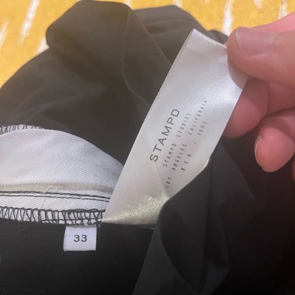 NWOT Stampd Side Zip Belted Pant 33 - Picture 4 of 5